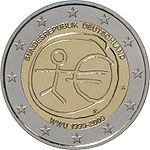 2 euros commemorative coin Germany EMU 2009