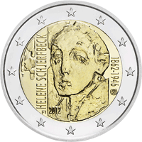 2 euros commemorative coin Finland Helene Schjerfbeck 2012