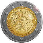 2 euros commemorative coin Greece Battle of Marathon 2010