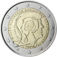 2 euros commemorative coin Netherlands Kingdom of the Netherlands 2013