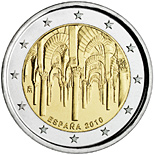 2 euros commemorative coin Spain Historic Centre of Cordoba 2010