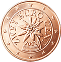 2 cents coin Austria