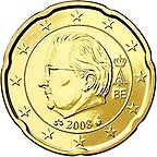 20 cents coin Belgium 2008 series