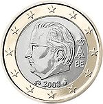 1 euro coin Belgium 2008 series