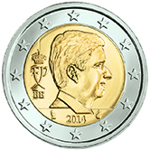 2 euros coin Belgium 2014 series