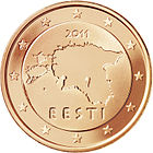 5 cents coin Estonian