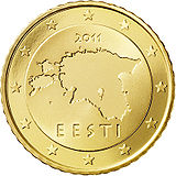 50 cents coin Estonian