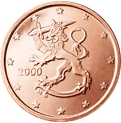 2 cents coin Finland