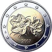 2 euros coin Finland 2007 series