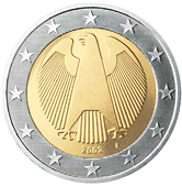 2 euros coin Germany