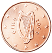 1 cent coin Ireland