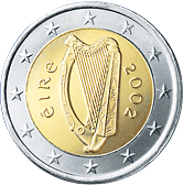 2 euros coin Ireland