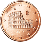 5 cents coin Italy