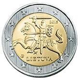 2 euros coin Lithuania