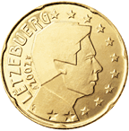 20 cents coin Luxembourg