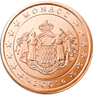 5 cents coin Monaco