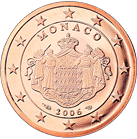 5 cents coin Monaco 2006 series