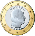 1 euro coin Monaco 2006 series