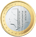 1 euro coin Netherlands