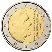 2 euros coin Netherlands 2014 series