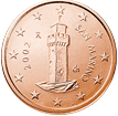 1 cent coin San Marino