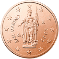 2 cents coin San Marino