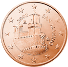 5 cents coin San Marino