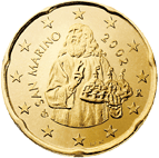 20 cents coin San Marino