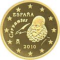 50 cents coin Spain 2010 series