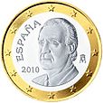 1 euro coin Spain 2010 series