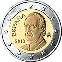 2 euros coin Spain 2010 series