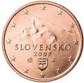 2 cents coin Slovak