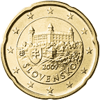 20 cents coin Slovak