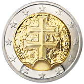 2 euros coin Slovak