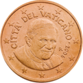 2 cents coin Vatican serie 3