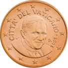 5 cents coin Vatican serie 3