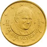 50 cents coin Vatican serie 3