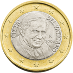 1 euro coin Vatican serie 3